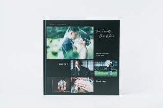 【3冊セット】パノラマ2面台紙［ C &ndash; Type ］(ホワイト&times;ブラウンorホワイト&times;ブラックorホワイト&times;グリーンorホワイト&times;グレー) / サイズ : 266&times;266mm