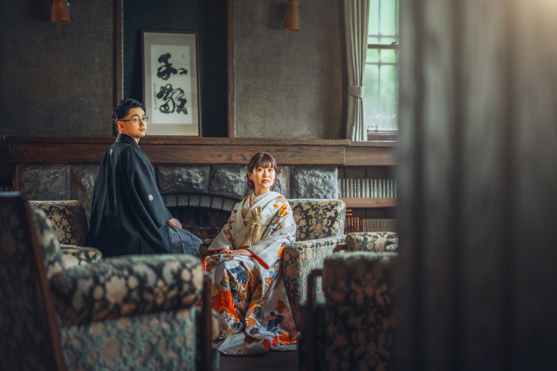 【旧細川侯爵邸＋東京駅(夜)】歴史邸宅・歴史的建造物プラン / 平日のみ_ご衣裳3着