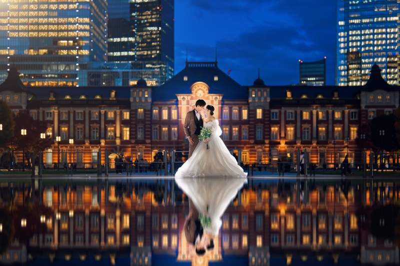 【旧泉山吉兵衛邸＋東京駅(夜)】歴史邸宅・歴史的建造物プラン / 平日のみ_ご衣裳3着