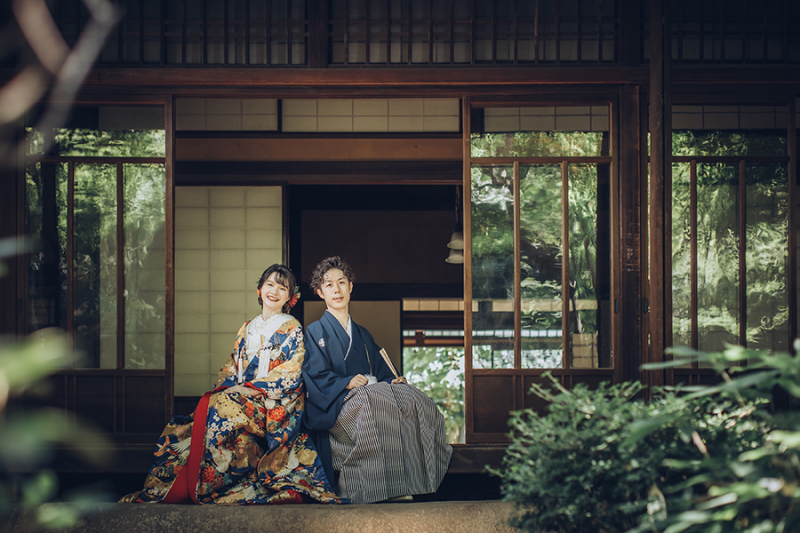 【旧安田楠雄邸＋東京駅(昼)】歴史邸宅+歴史的建造物プラン / 平日のみ_ご衣裳2着