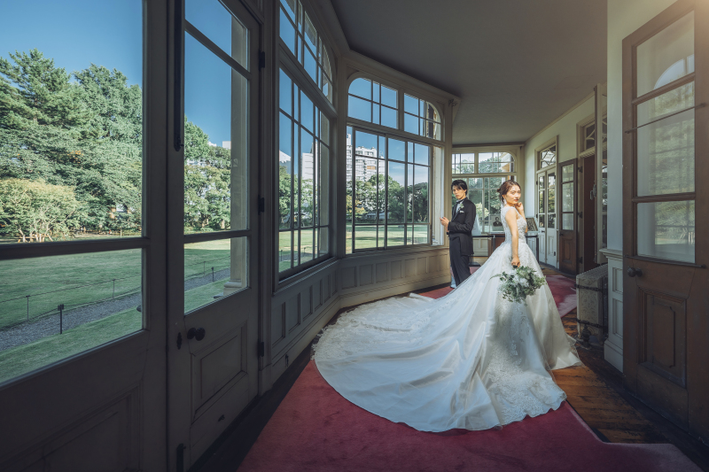 【旧岩崎久彌邸】歴史邸宅プラン / ご衣裳1着