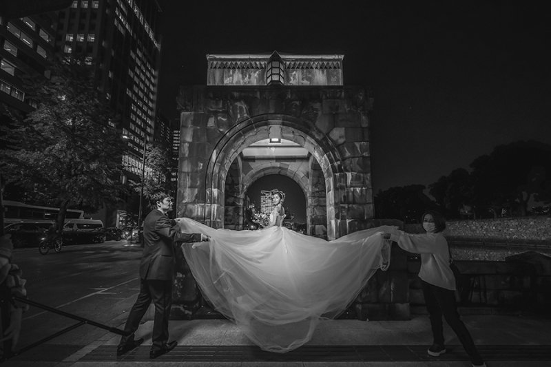 【旧安田楠雄邸＋東京駅(夜)】歴史邸宅・歴史的建造物プラン / 平日のみ_ご衣裳2着