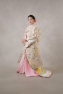 クリーム×ピンク