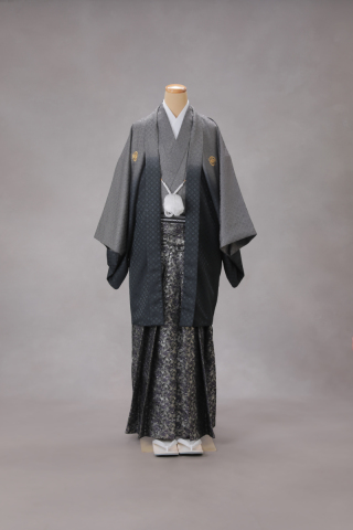 紋付袴（グレー）