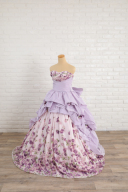 ムラサキ×小花