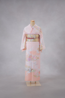訪問着　薄ピンク