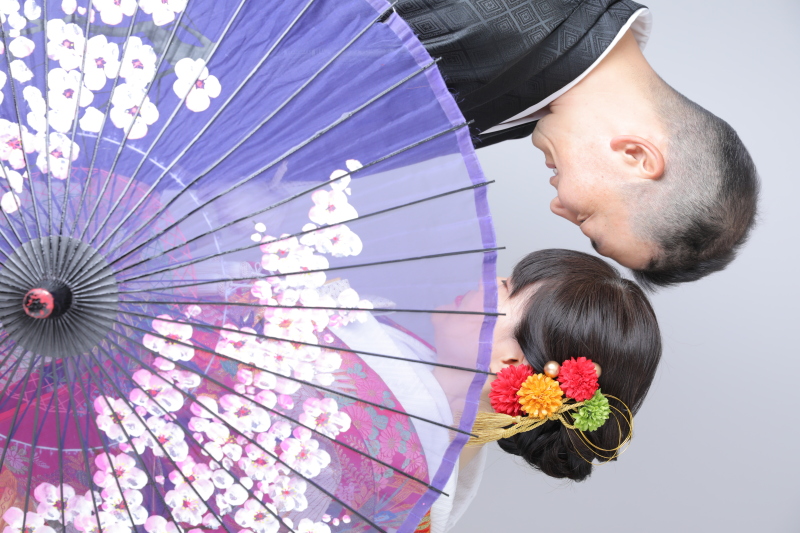 傘ごしのおしゃれな1枚