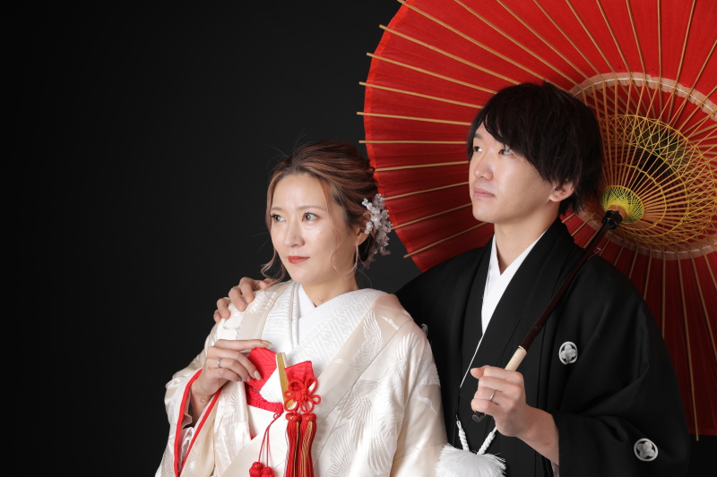 まずは和装の撮影から！