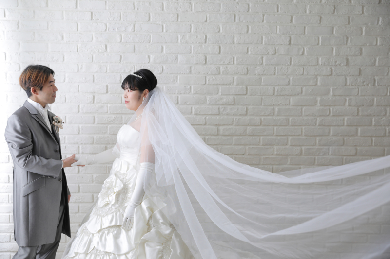 ゴージャズなドレスでフォトウェディング