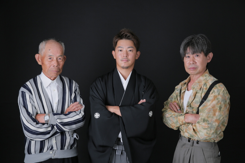 男性陣だけできりっと