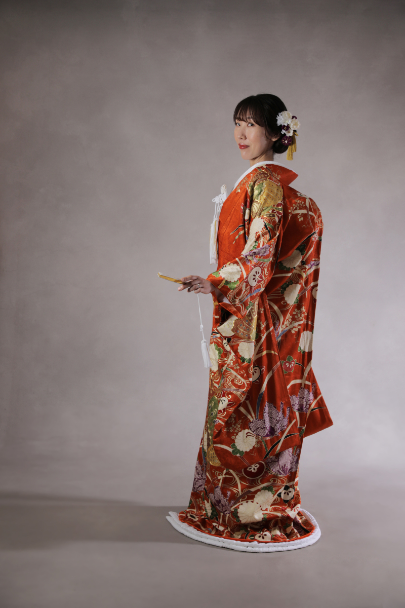 お母様のお振袖をアレンジ