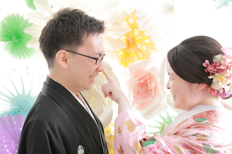 アットホームなスタジオで自然な笑顔に