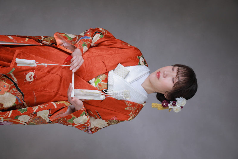 お母様のお振袖でより思い出深いお写真に