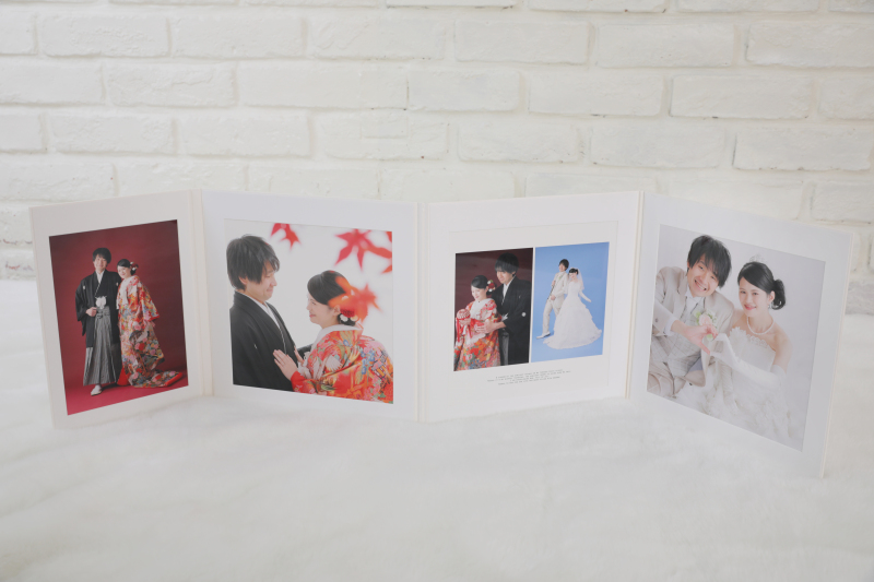 アルバムやデータ、お写真の残し方も多数アリ！