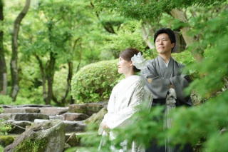 和装２着☆仙厳園撮影プラン