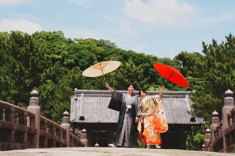 和装最後は、元気よく♪