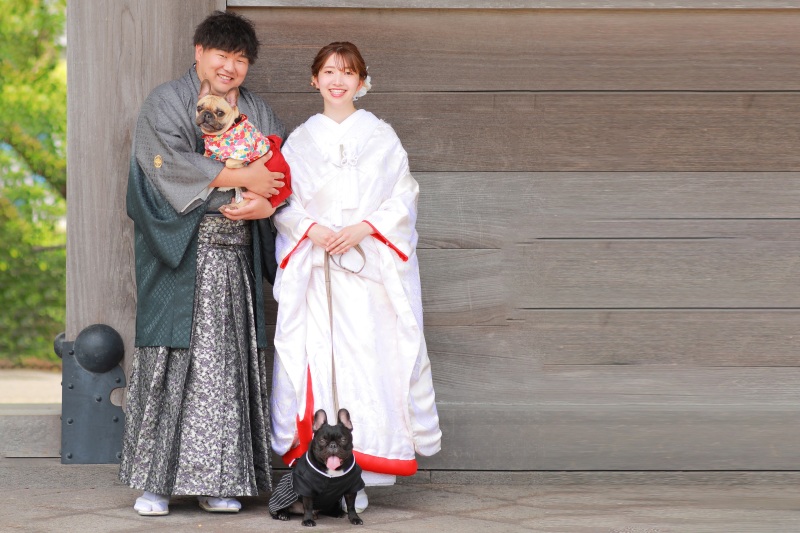 フォトスタジオプリンセス鹿児島_ペットと一緒に撮影できる