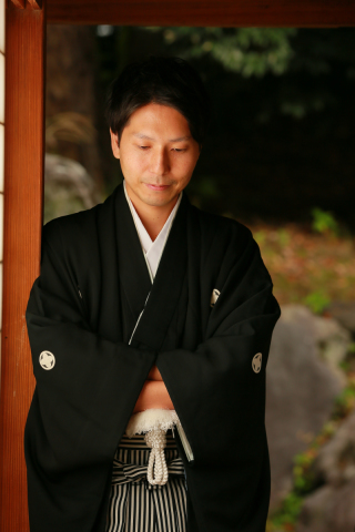 新郎ヘアセット