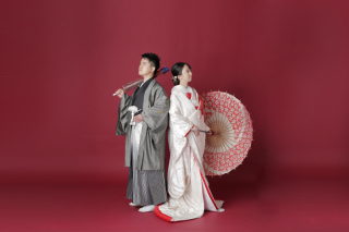 スタジオ撮影和装1着 パネル+60データ付きプラン ¥132,000→¥79,800