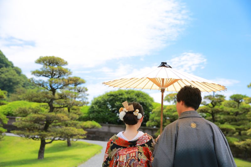 【フォトレイト限定】 和装も洋装も♪人気ロケ地2ヵ所をめぐる特別プラン【200データ付】 ¥286,000→¥132,000