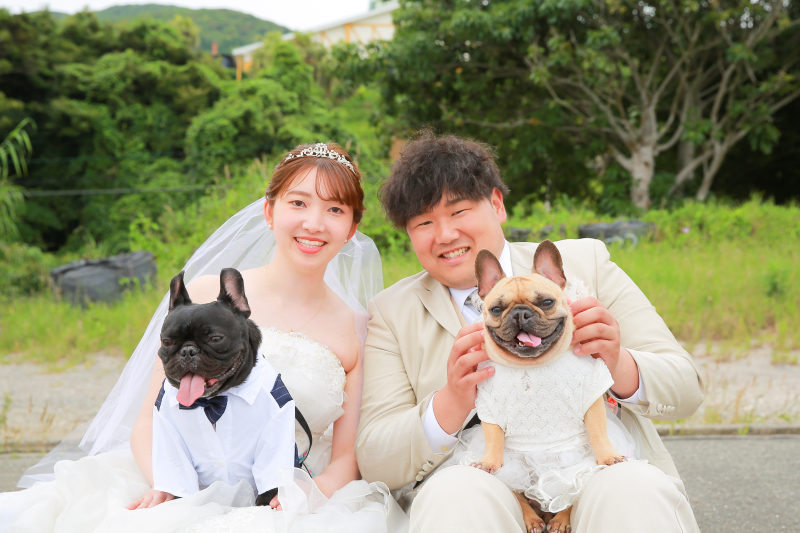 【平日撮影限定】洋装1着わんちゃんと一緒撮影プラン 撮影60カット付きプラン♪ ¥110,000→¥77,000