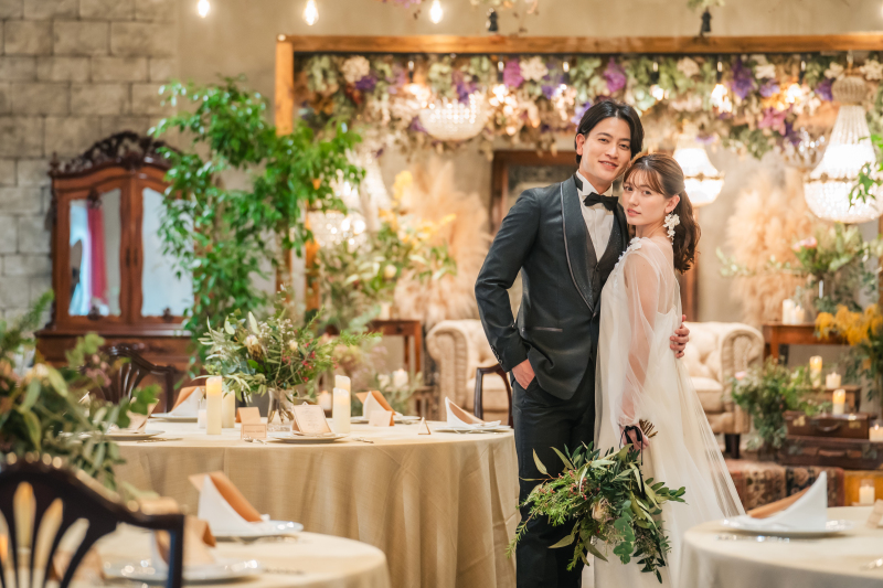 【洋装スタジオフォト２着】ロケーション撮影＋感動的なスタジオでの撮影 90カットデータ付