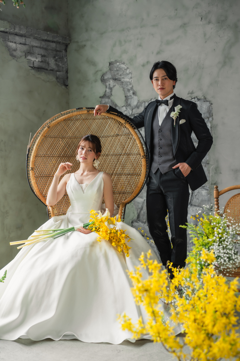 【洋装スタジオフォト１着】感動的なスタジオでの撮影50カットデータ付