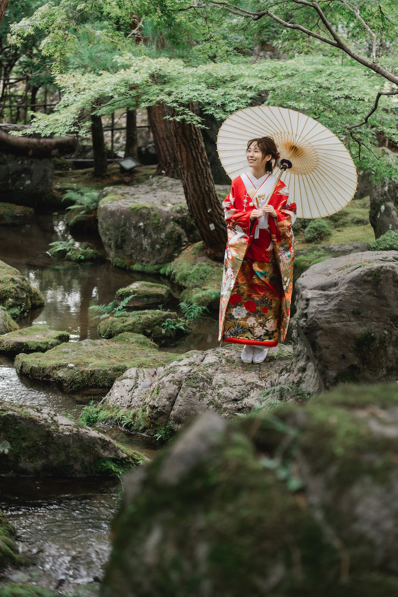 自然溢れる庭園