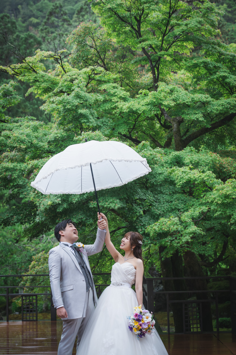 雨でも大丈夫!