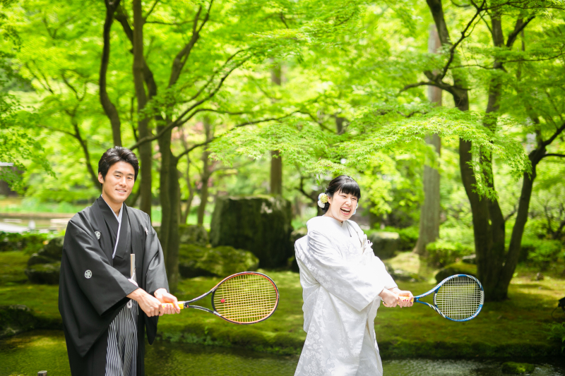 お二人でラリー