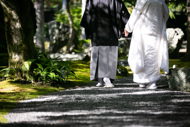 <洋装&和装>笑顔いっぱいの木漏れ日ウェディング