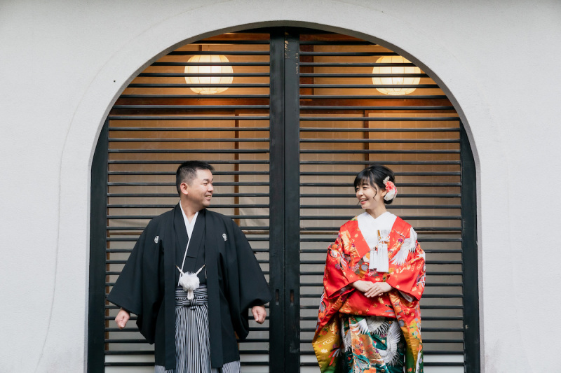 笑顔溢れる和装フォト