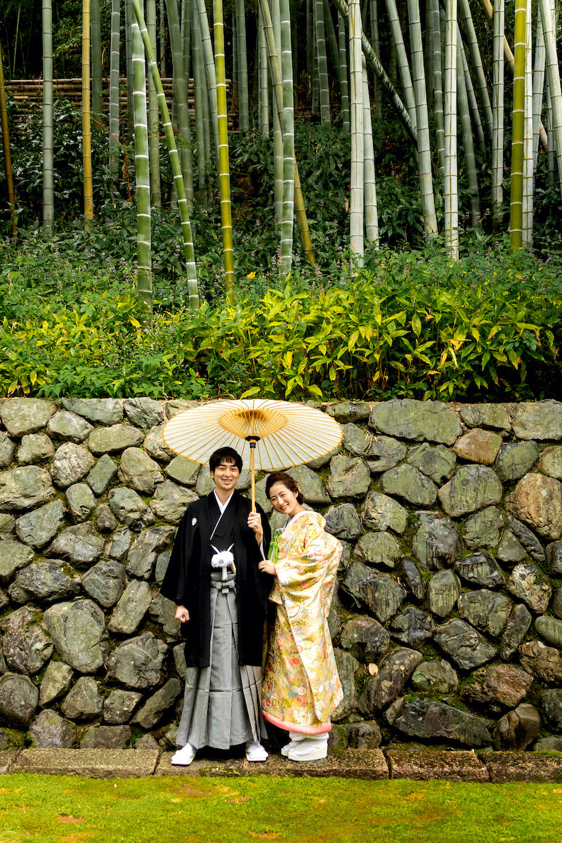 和装に着替えて撮影!