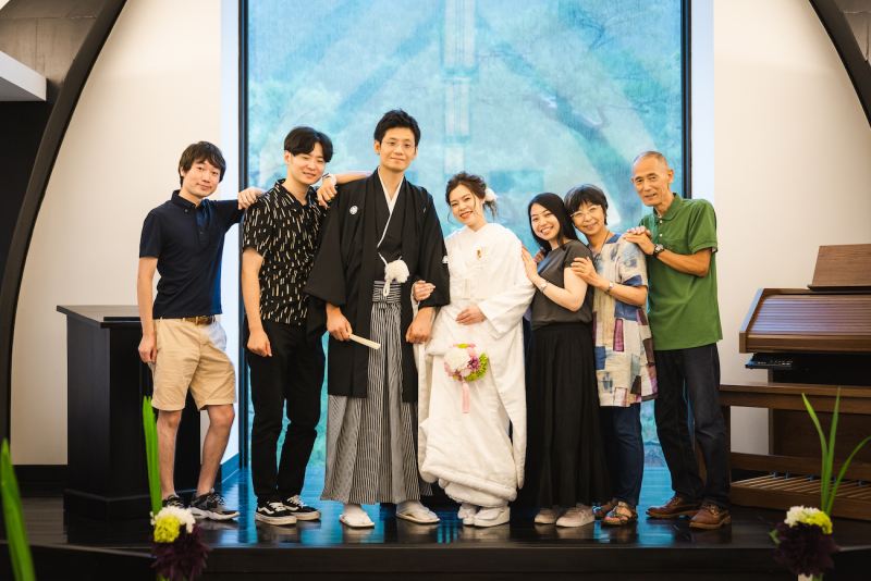 楽しさ溢れる家族ショット