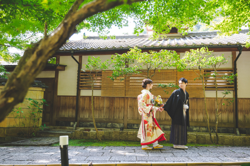 二人でお散歩気分で