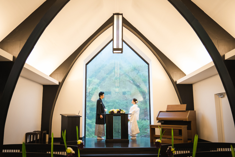 紫水苑のチャペルで