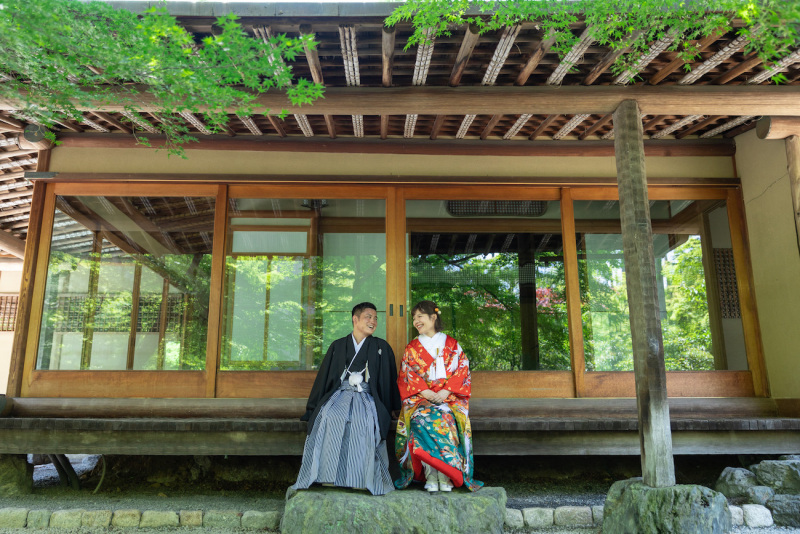 爽やかな和装×洋装フォト