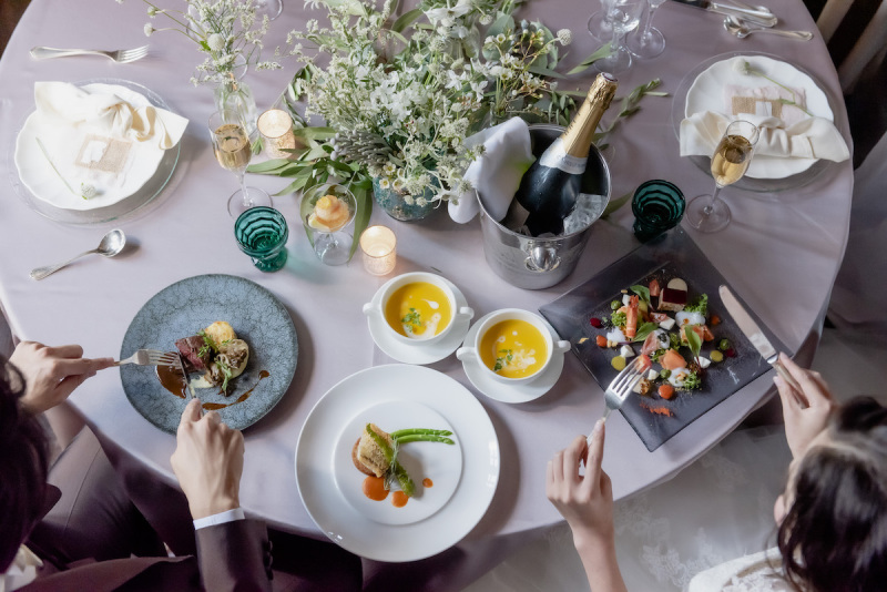SHOZAN photo wedding_会食ができる