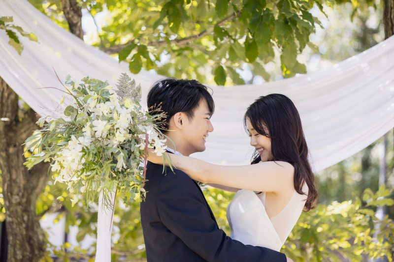 SHOZAN photo wedding_ガーデンで撮影できる