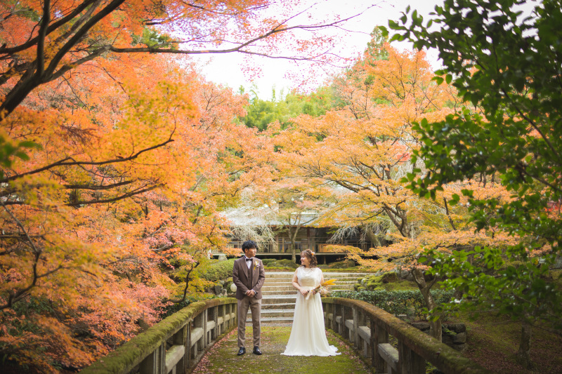 SHOZAN photo wedding_庭園で撮影できる