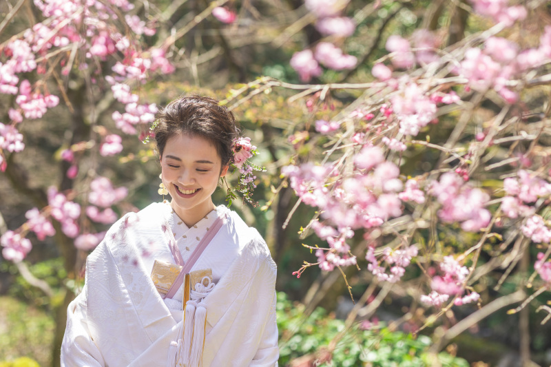 SHOZAN photo wedding_庭園で撮影できる