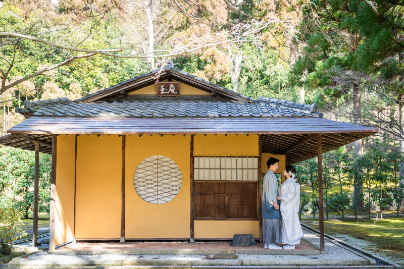 SHOZAN photo wedding_庭園で撮影できる