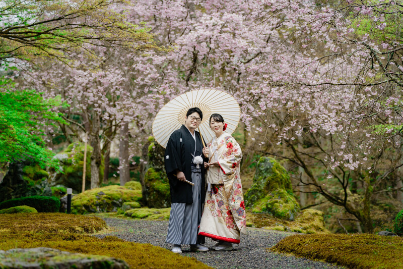 SHOZAN photo wedding_庭園で撮影できる