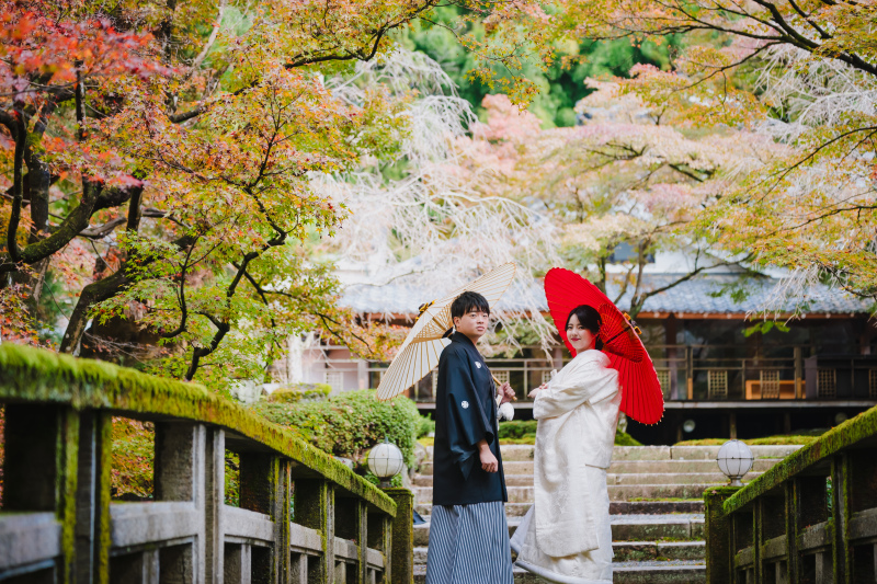 SHOZAN photo wedding_庭園で撮影できる