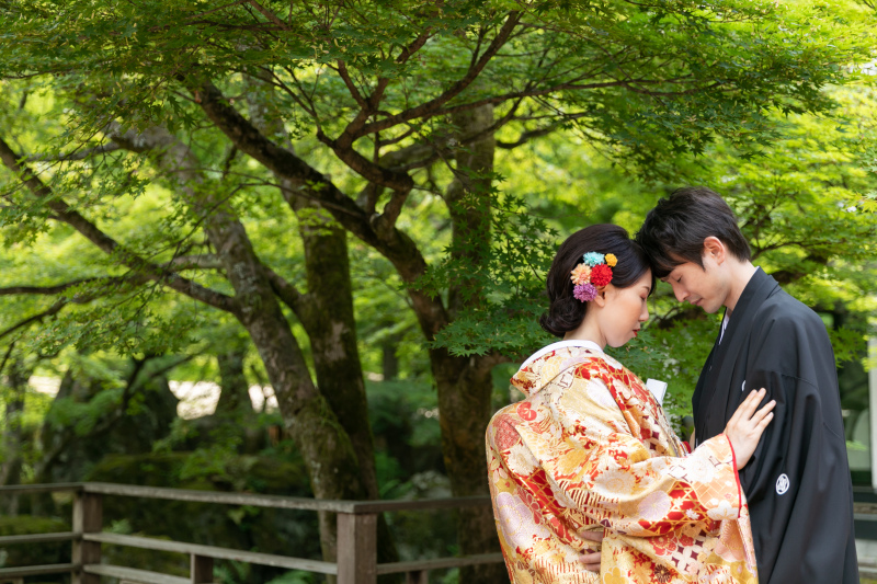【和装ロケ】《20Pアルバム付き!》プライベート感たっぷりのSHOZANの森撮影和装プラン♪