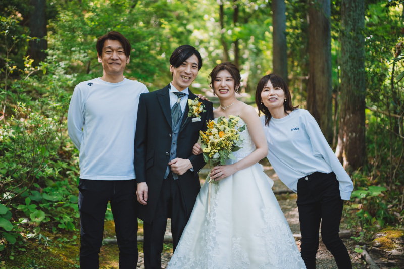 【洋装ロケ】ファミリーフォトウェディングロケーションプラン