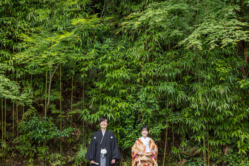 【和装ロケ】《20Pアルバム付き!》プライベート感たっぷりのSHOZANの森撮影和装プラン♪
