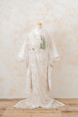 ✨2025年新作✨レース打掛【花嫁小物：緑】