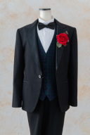 ブラック【Mサイズ】/チェックベスト