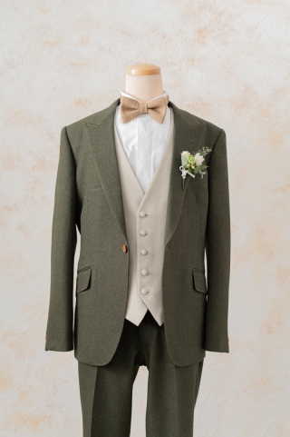 2025年新作グリーン【Mサイズ】/ホワイトベスト